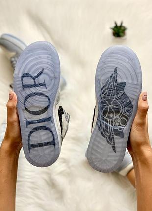 Nike air jordan 1 retro x christian dior6 фото