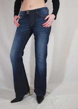 Винтажные y2k джинсы клеш david bitton (клеши, 00х, 2000х, деним, клэш, тренд, винтаж)4 фото