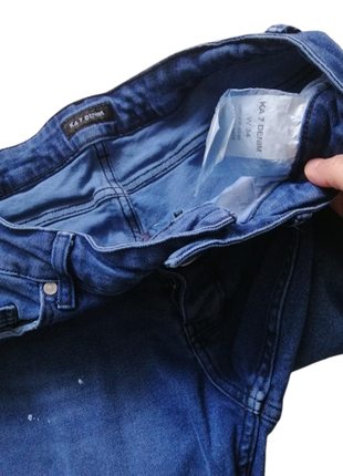 Стильные рваные мужские джинсы ka7denim 34 в отличном состоянии3 фото