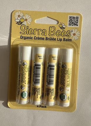 Бальзами для губ sierra bees крем-брюлле1 фото