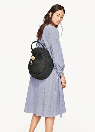Чорна,плетена сумка,торба,етно,бохо стиль zara4 фото