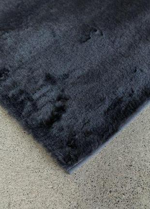 Dariana килимок з екохутра 60x120 см, темно-сірий6 фото