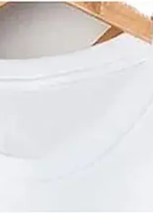 Женскся молодежная футболка хлопок лапки оверсайз в белом цвете.9 фото