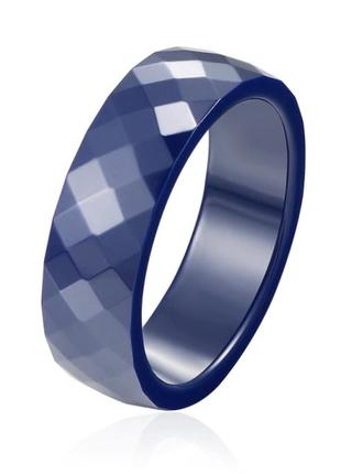 Кольцо керамическое rombiko blue berkani тa27857