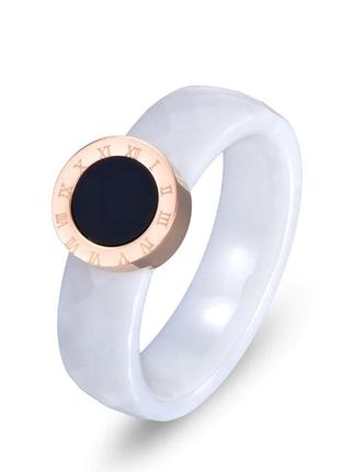 Xii кольцо керамическое белое berkani тa27862