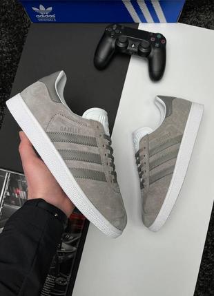 Чоловічі кросівки adidas originals gazelle gray