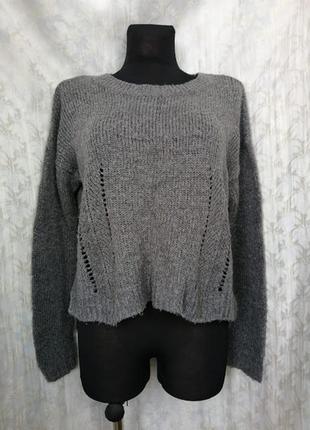 Тёплый серый свитер bik bok!