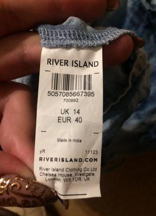 River island комбинезон-шорты синий5 фото