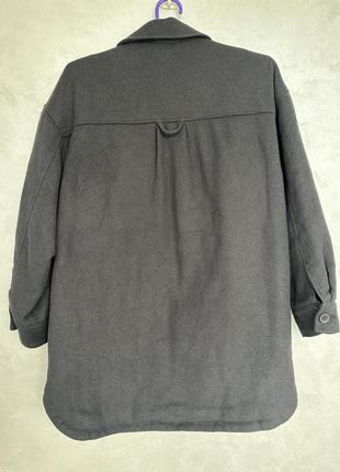 Куртка рубашка трендовая теплая оверсайз брендовая kangol оригинал2 фото