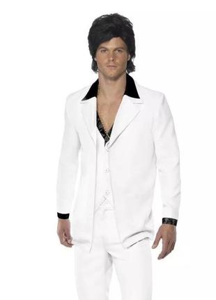 Ретро 70 диско ганстер мафия пиджак с рубашкой карнавальный