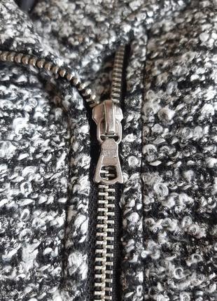 Стильна твідова косуха куртка/женская твидовая косуха жакет h&m5 фото