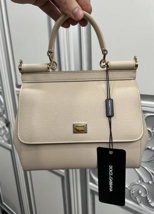 Женская сумочка сумка sicily dolce&gabbana art. bb6003 a1001 p060 02581 а 80414 пудровая8 фото