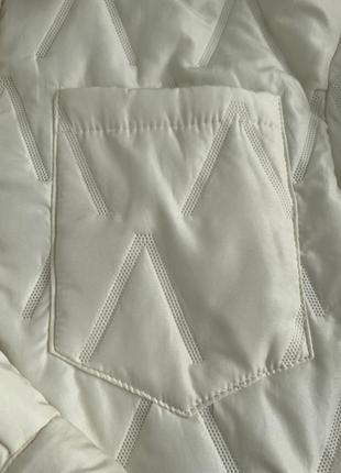 Куртка рубашка кремовая белая xs7 фото
