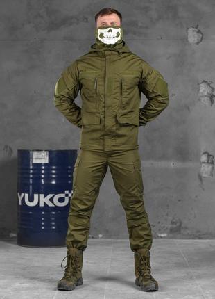 Тактичний чоловічий костюм гірка олива1 фото