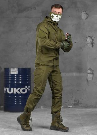 Тактичний чоловічий костюм гірка олива2 фото