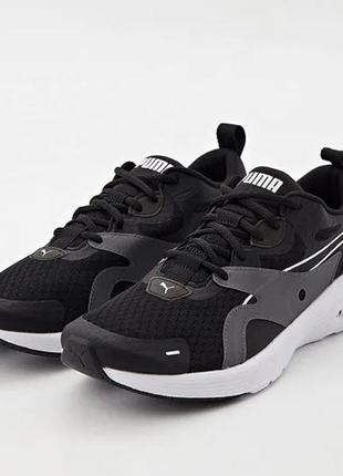 Кроссовки puma hybrid fuego мужские чёрные белые оригинал