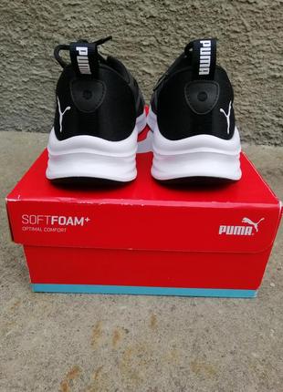 Кроссовки puma hybrid fuego мужские чёрные белые оригинал4 фото