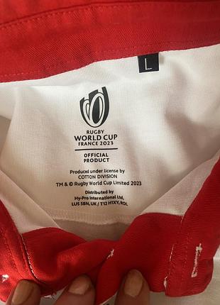 Регбийка, тенниска с длинным рукавом сборной англии (оригинал) с чемпионата мира по...