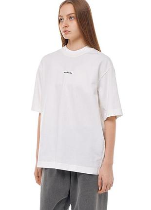 Футболка oversize з логотипом acne studios м