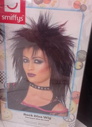 Штучна жіноча перука парик рок стиль арокудрі парик