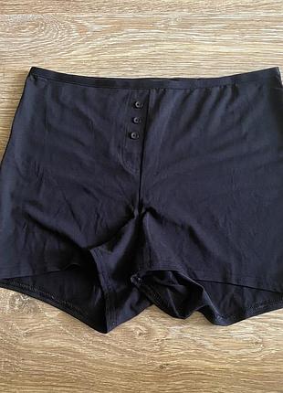 Шикарні, базові, трусики, шортики, котонові, в чорному кольорі, від дорогого бренду:...