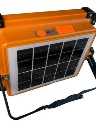 Прожектор cata ct-4698 туристичний підвісний акумуляторний переносний світлодіодний з сонячною панеллю4 фото
