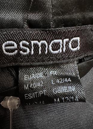 Esmara новый атласный домашний халат женский черный5 фото