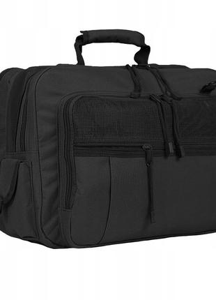 Сумка-рюкзак mil-tec для документов aviator document case 41x33x17 см черный 138230024 фото