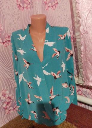 Блуза с принтом