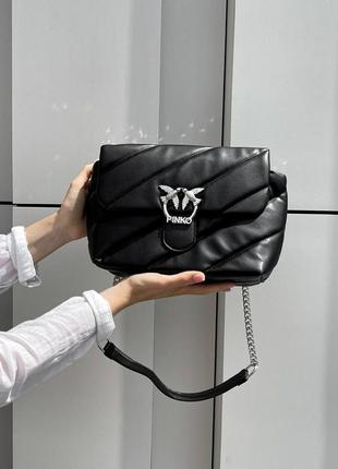 Женская сумка pinko puff black bag v2