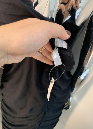 Чорне новеньке плаття  з біркою на тоненьких брителях l-xl.  asos 2994 фото