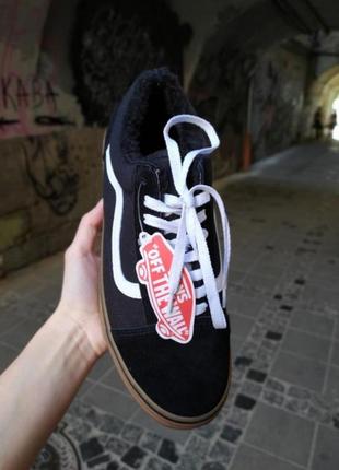 Vans old skool winter кеди утеплені