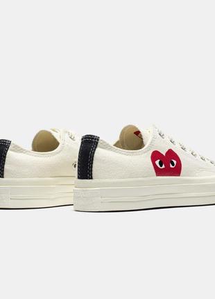 Garcons play x converse low white2 фото