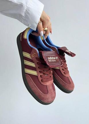 Adidas wales bonner x samba nylon 'fox brown