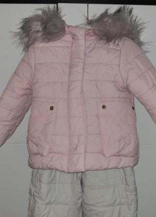 Комбинезон зимний на девочку 1-2 года , по бирке 92 размер2 фото
