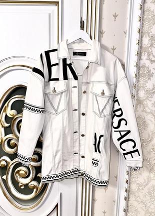 Мега стильна брендова джинсовка versace7 фото