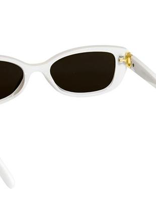 Жіночі сонцезахисні окуляри polarized, білі3 фото