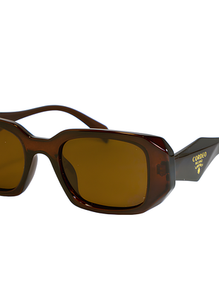 Жіночі сонцезахисні окуляри polarized, коричневі