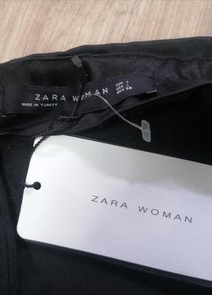 Новая блуза рубашка топ с открытыми плечами от zara woman, l5 фото