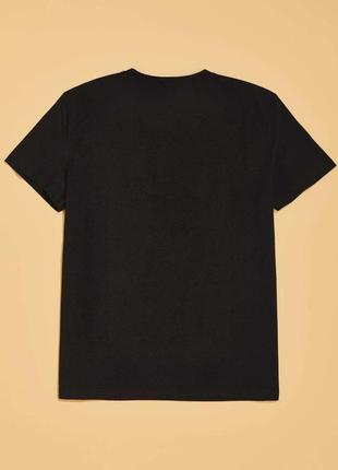 Женская хлопковая футболка music cat оверсайз в чёрном цвете6 фото