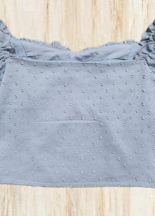 Укорочена блуза з імітацією корсет від бренду shein3 фото