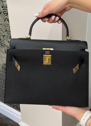 Сумка hermes kelly кожа epsom люкс