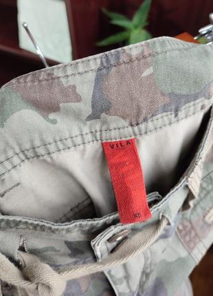 Vtg y2k cargo pants jeans camo штани джинси камуфляж брюки вінтаж карго камо на утяжках6 фото