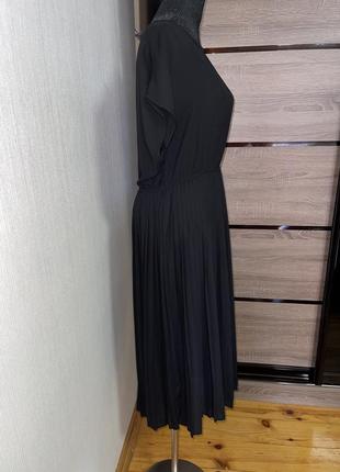 Длинное шифоновое платье плиссе✨3 фото