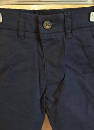 Штани штанці в школу для хлопчиків синього кольору тм marks&spenser 1-16 років3 фото