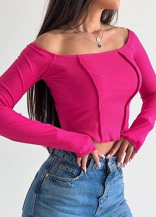 Топ печворк с длинными рукавами лонгслив