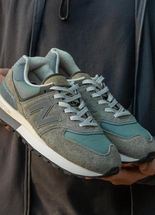 Мужские кроссовки new balance 574 legacy x stone island 40-41-42-43-44-45