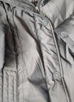 Шикарная удлиненная куртка barbara lebek большой размер, батал3 фото