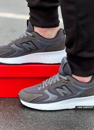 Мужские кроссовки серые бежевые светлые новые бренд new balance, закупить мужские кроссовки бежевые серые new balance6 фото