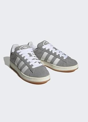 Adidas campus 00s сірі з білим 🔹артикул: dm2042